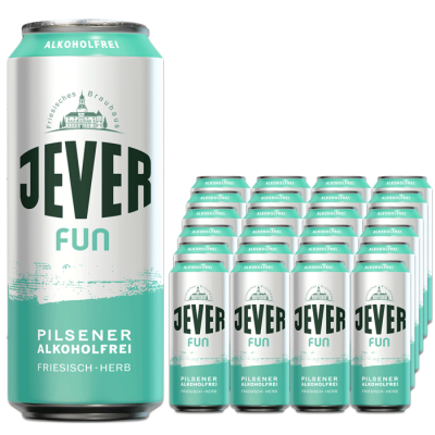 Jever Fun alkoholfrei 24x 0,5L Dose 