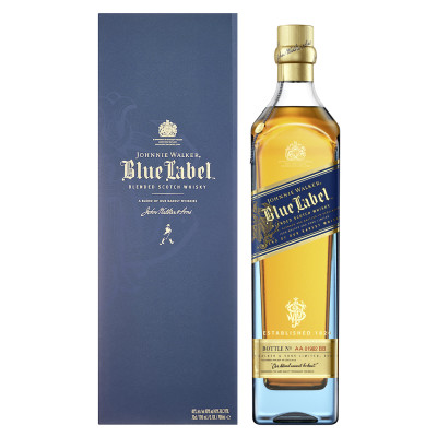 Johnnie Walker Blue Label Blended Scotch Whisky 40% 0,7L - Abverkauf 