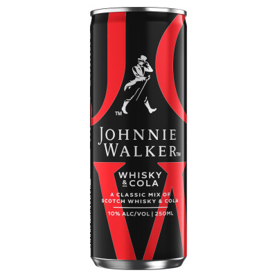 Johnnie Walker Scotch Whisky & Cola0,25L - Abverkauf 