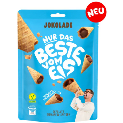Jokolade Gefüllte Eiswaffel-Spitzen 100G 