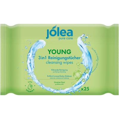 Jolea 3in1 Reinigungstücher Young 25ST 