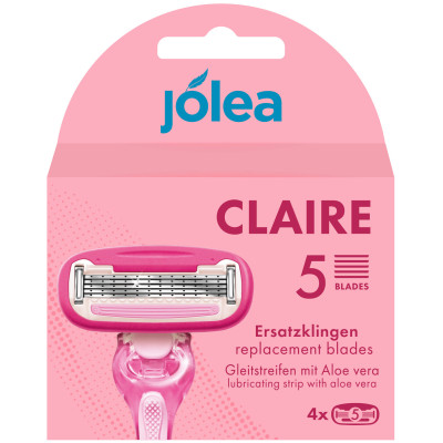 Jolea Claire 5-Klingen Damen Ersatzklingen 4ST 