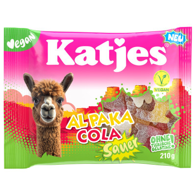 Katjes Al Paka Cola Sauer 210G 