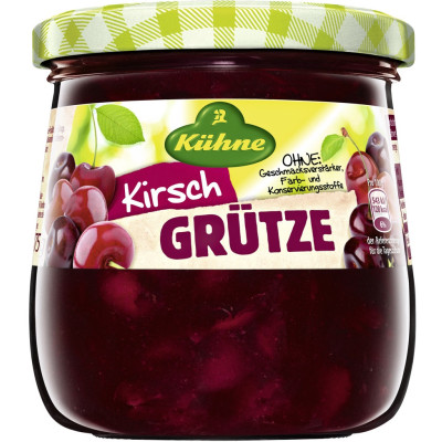 Kühne Kirsch Grütze 375G 