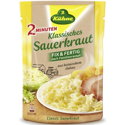 Kühne 2 Minuten Klassisches Sauerkraut Fix & Fertig 400G 