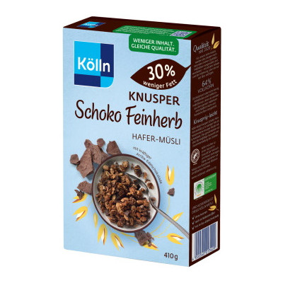Kölln Müsli Knusper Schoko Feinherb 410G 