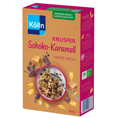 Kölln Knusper Schoko-Karamell Hafer-Müsli 450G 