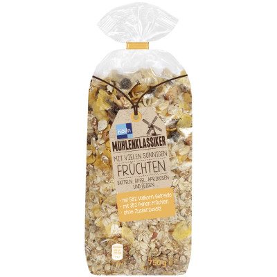 Kölln Mühlenklassiker mit vielen sonnigen Früchten 750G 
