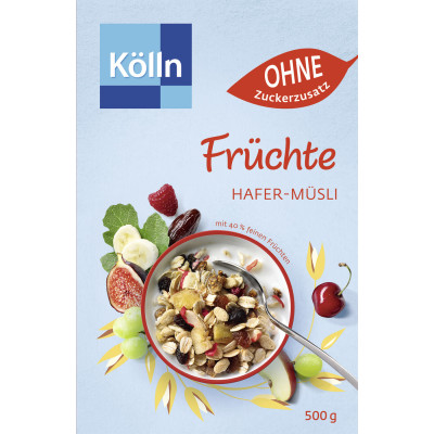 Kölln Müsli Früchte ohne Zuckerzusatz 500G 
