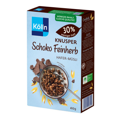 Kölln Müsli Knusper Schoko Feinherb 410G - MHD 04.06.2026 