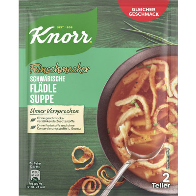 Knorr Feinschmecker Schwäbische Flädle Suppe 34G 