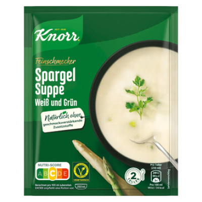 Knorr Feinschmecker Spargel Suppe weiß und grün 500ML 