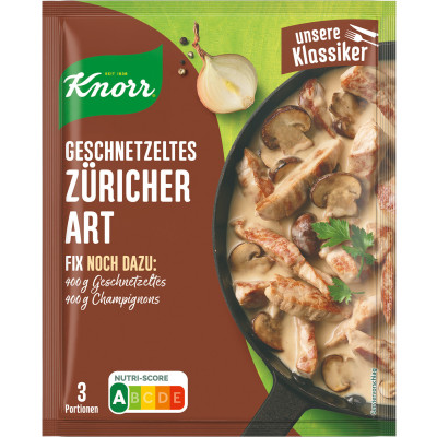 Knorr Fix Geschnetzeltes Züricher Art 54G 