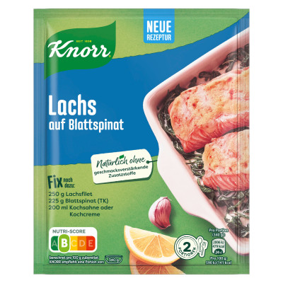 Knorr Fix Lachs auf Blattspinat 28G 