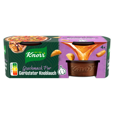 Knorr Geschmack Pur Gerösteter Knoblauch 4 ST 26G 