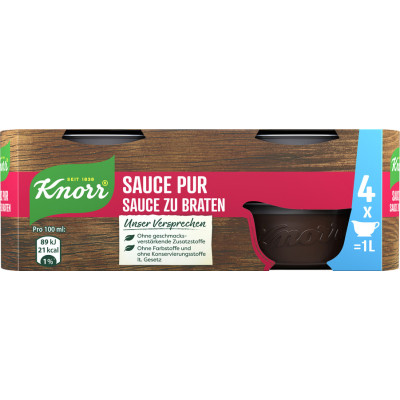 Knorr Sauce Pur Braten ergibt 4x 250ML 112G 