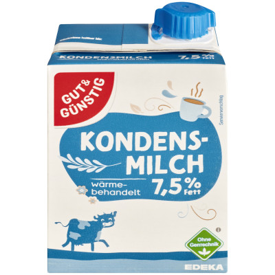 Gut & Günstig Kondensmilch 7,5% 340G 