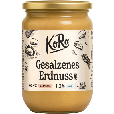 KoRo Gesalzenes Erdnussmus 500G 