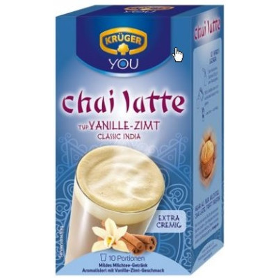 Krüger Chai Latte Classic India Typ Vanille-Zimt 10ST 250G 