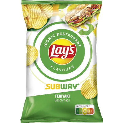 Lay's Chips Subway Teriyaki Geschmack 150G 