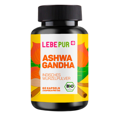 Lebepur Bio Ashwagandha Kapseln 60ST 
