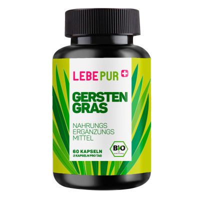 Lebepur Bio Gerstengras Kapseln 60ST 