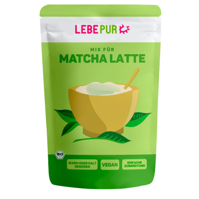 Lebepur Bio Mix für Matcha Latte 50G 