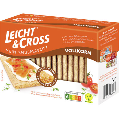 Leicht & Cross Mein Knusperbrot Vollkorn 125G 