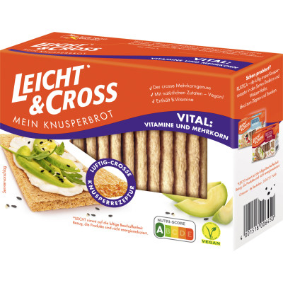 Leicht & Cross Mein Knusperbrot Vital 125G 