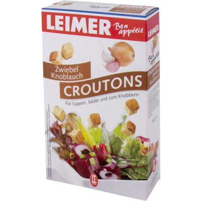 Leimer Croutons mit Zwiebel/Knoblauch 100G