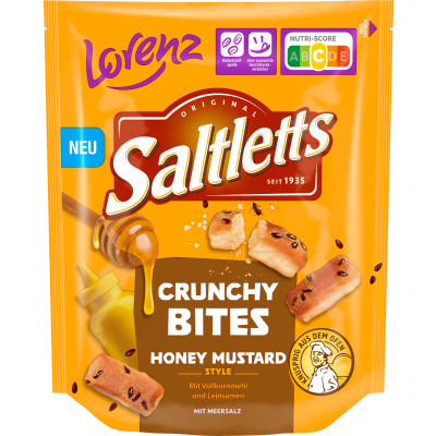 Lorenz Saltletts Crunchy Bites Honey Mustard Style 100G 