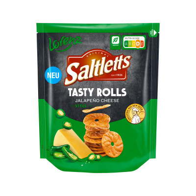 Lorenz Saltletts Tasty Rolls Jalapeno Cheese Style 130G 