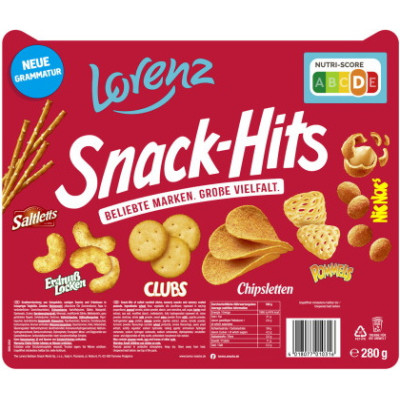 Lorenz Snack-Hits 280G 