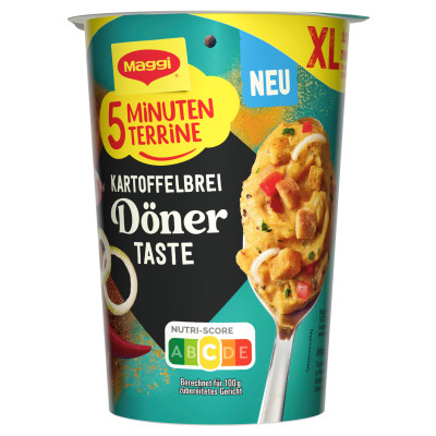 Maggi 5Minuten Terrine Kartoffelbrei Döner Taste 71G 