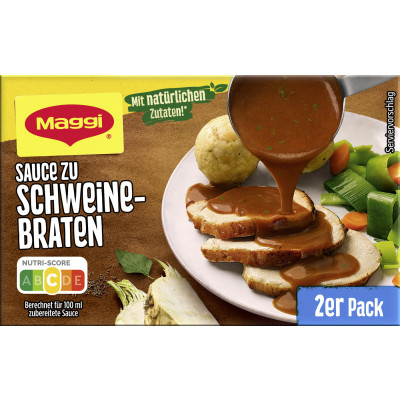 Maggi Sauce zu Schweinebraten ergibt 2x 250ML 