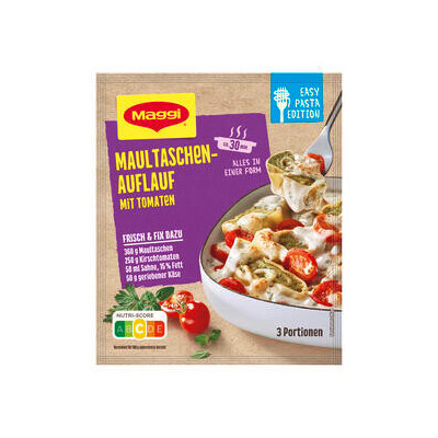 Maggi Fix Maultaschen Auflauf mit Tomaten 31G 