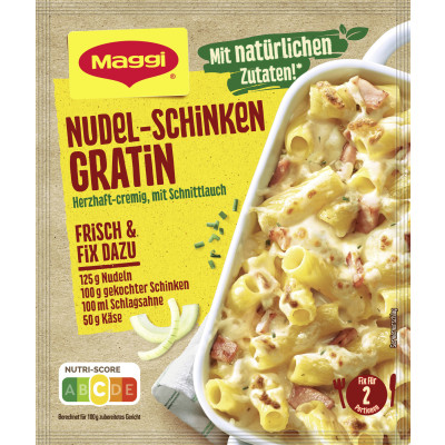 Maggi Fix Nudel Schinken Gratin 33G - MHD 10.2025 