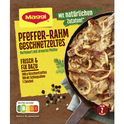 Maggi Pfeffer-Rahm Geschnetzeltes 27G 