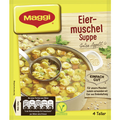 Maggi Guten Appetit! Eiermuschel-Suppe ergibt 1L 