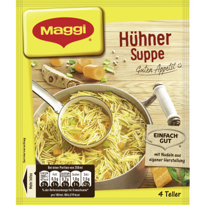 Maggi Guten Appetit! Hühner Suppe ergibt 1L 