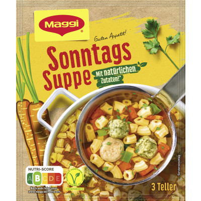 Maggi Guten Appetit Sonntags Suppe ergibt 750ML 