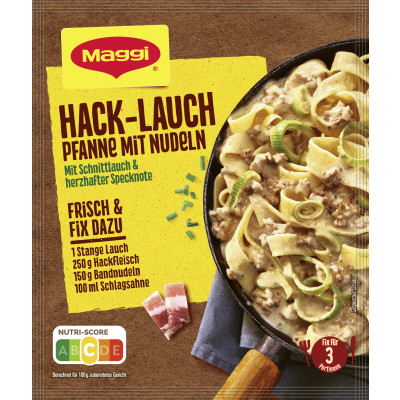 Maggi Hack-Lauch Pfanne mit Nudeln 42G 
