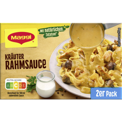 Maggi Kräuter Rahmsauce ergibt 2x 250ML 