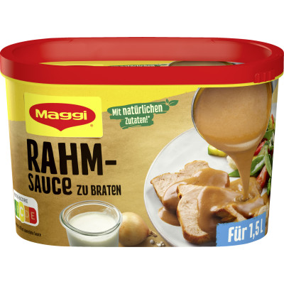 Maggi Rahmsauce zu Braten ergibt 1,5L 