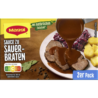 Maggi Sauce zu Sauerbraten ergibt 2x 250ML 