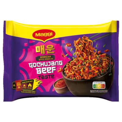 Maggi Korean Style Noodles Gochujang Beef Taste 130G 