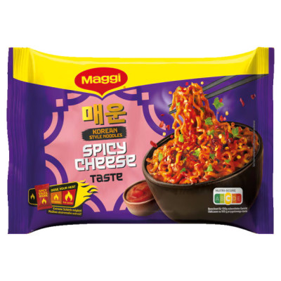 Maggi Korean Style Noodles Spicy Cheesy Taste 130G 