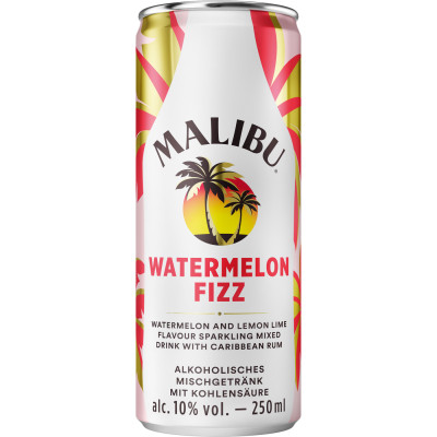 Malibu Watermelon Fizz 0,25L Dose - Abverkauf 