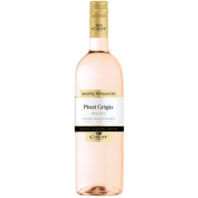 Mastri Vernacoli Pinot Grigio Rosato delle Dolomiti IGT 0,75L 