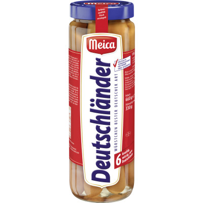 Meica 6 Deutschländer Würstchen 660G 